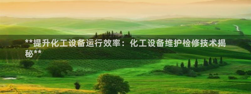 新城平台注册网址：**提升化工设备运行效率：化工设