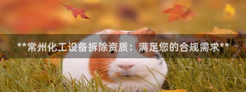 新城平台登录入口官网查询：**常州化工设备拆除资质