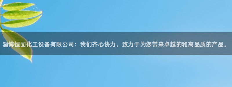 新城平台授权注册：淄博恒固化工设备有限公司：我们齐心协力，致
